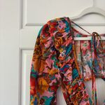 Anthropologie love the label Floral Cut Out Mini Dress Photo 7