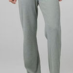 Comfrt Women Charcoal Grey Sweatpants Lounge Pants Wide Leg Drawstring Size M Gray Size M Photo 0