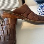 Predictions  LEATHER COLLECTION WOMENS SHOES 8.5 BROWN SLIP-ON WEAVE Photo 5