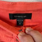 Bebe  High Rise Colored Denim Shorts Coral Womens 26 Photo 2