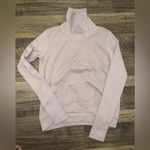 Alo Yoga  Clarity Long Sleeve sweater knit top turtleneck pink classic fall S $98 Photo 1