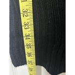 Studio One New York Woman’s Size L Black Tan Cable Knit Sweater Dress Cow Neck Size L Photo 3