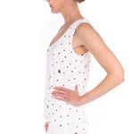 Badgley Mischka  Printed Nautical Polka Dot Tank Medium Crewneck Designer Photo 3