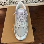 NEW Vintage Havana Dynamic Silver/Purple Metallic Casual Leather Sneakers 6 Silver Photo 9