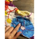 Jams World Vintage Retro Trinity Floral Artwork Button Down Shirt Womens Medium Photo 7