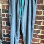 FIGS Zamora Gray/Teal Scrub Joggers Size 3X Photo 3