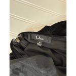 Lulus NWOT  Mesmerizing Elegance Black Velvet Strapless Backless Maxi Dress Sz M Photo 5