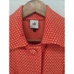 CAbi Women's Orange Geometric Pattern Blazer Jacket Size Small Photo 1