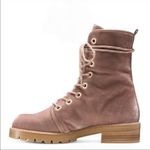 Stuart Weitzman  Metermaid Velvet Combat‎ Boots in Candy Pink Size 7.5 Photo 15