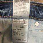 Denizen from Levi's Denizen Denim Shorts Womens Size 6 High Rise Raw Hem Medium Wash Distressed Edgy Photo 4