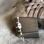 Fergalicious Brown Heeled Boots with Vintage Woven Detail Photo 11