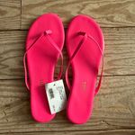 Tkees  Lily Flip Flop Neon Pink size 11 NWT Photo 1