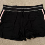 ❤️ Fame 4 Fifteen Athletic Shorts with Pink Stripes Black Size L Photo 0