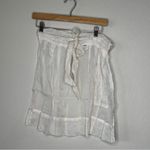 Handmade VINTAGE SHEER WHITE COTTON APRON~POCKET~PINK EYELET TRIM~MARGE OF HOLLYWOOD Photo 2