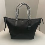 Botkier Tote Bag New York Bond Zipper Accents Organize Labtop Travel Work Black Photo 2