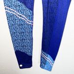 Athleta Asym Camo Compression Sonar 7/8 Shades Of Blue Tight Photo 2