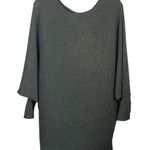 Fantastic Fawn Anthropologie Sz M Olive Green Dolman Sleeve Tunic Top Photo 0