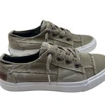 Blowfish Malibu 8M Distressed Canvas Casual Lace Photo 1