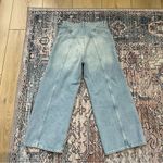 Free People We the Free Let Sunshine In Wide leg Cropped Jeans Sz 26 Light Wash Photo 9