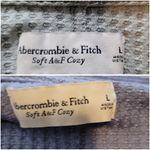 Abercrombie & Fitch  SOFT A&F COZY WAFFLE KNIT SNAP FRONT V NECK SWEATER BUNDLE L Photo 14