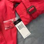 Sean John NWT  Women's Size M Red Button-Up Double Breasted Coat Bomber Jacket Photo 4