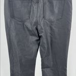 KanCan Black faux leather button fly Boot Cut Pants 11/29 new concert neutral Photo 3