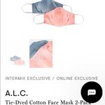 ALC Frank A.L.C. Tie-Dyed Cotton Face Mask 2-Pack, NEW Photo 4