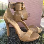 Felipe Rivera Leather Nude ankle strap heels size 8 Photo 3