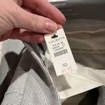 Talbots NEWPORT PANTS - Gray STRIPE - CURVY FIT SIZE 10 New With Tags Photo 11