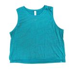 Lululemon Train to Be Tank Top Sleeveless Shirt Dot Camo Teal Lagoon 12 Photo 5