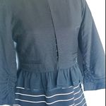 Elle Black Ruffle Hem Blazer Jacket Photo 1
