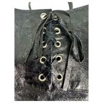 Ashim Hot Topic Black Leather Fringe Crop Top Size Small NEW with Tags Other Photo 2