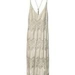 Astr the Label White Bridal Bachelorette Lace Maxi with Slits Adjustable Strap S Photo 0