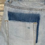 One Teaspoon One x Jean Shorts Florence Charger Denim Distressed Shorts Size 29 Photo 8