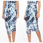 Generation Love  Nia Silk Skirt Indigo Tie Dye Blue size XS Photo 1