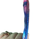 Ipsy Pink and Blue Galaxy Print Zippered Makeup Pouch Photo 7