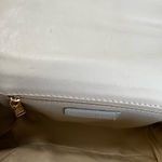 Badgley Mischka  Crossbody with Frame & Wool on Cover  Off White NWT Photo 3