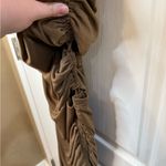 ZARA  One-Shoulder Dress in Olive Photo 3