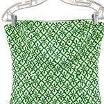 Badgley Mischka Belle Green Strapless Fit and Flare Cocktail Dress Photo 1