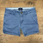 American Eagle Stretch Midi Khaki Shorts Photo 0