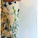 Free People All Mine One Shoulder Floral Print Linen Blend Ruffle Mini Dress M Photo 6