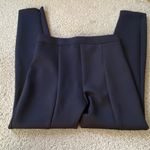 Theory  high waist scuba ponte zip ankle pants black Photo 5