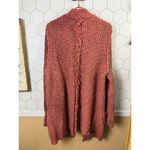 Free People  Rust Textured Knit Open Front Cardigan with Pockets - Size - Small Photo 1