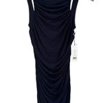 Bailey44 NWT Bailey 44 Ruched Sleeveless Boatneck Cutout Parvati Top Navy Blue Size XS Photo 1