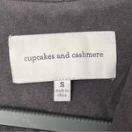 Cupcakes and Cashmere  Finleigh Faux Suede Leather Moto Gray Jacket Size Small Photo 3