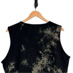 Disturbia Erosion Tie Dye Sleeveless Tee in Black/Green size 16 NWT 100% Cotton Black Photo 6