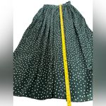 Exlura  High Waisted Polka Dot Pleated Midi Skirt Size Small Photo 8