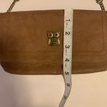 TAN LEATHER (VEGAN) CROSSBODY WITH BRASS OWL ADORNMENT Photo 9
