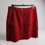 Nine West Vibrant Red Tiered Mini Skirt Photo 2