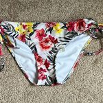 Abercrombie & Fitch Floral Side Tie Bikini Bottom. Size Small Photo 0